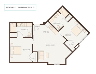 AL_American Elder 2B, 2B - 845 sq. ft.