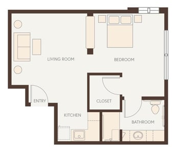 AL_Tulip Poplar 1B, 1B - 525 sq. ft.