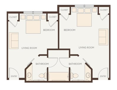 MC_Mulberry Suite, Shared Bath - 360 sq. ft.